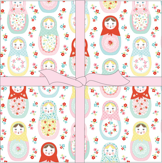 Poppie Cotton Market Day 10" Squares Fabric Precuts - 42 pcs