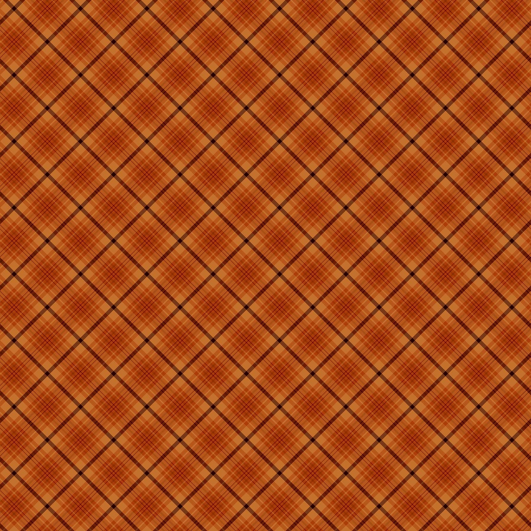 Northcott Fabric by the Yard FQ (18" x 21") Bias Plaid from Sunshine Harvest Collection 25460-58