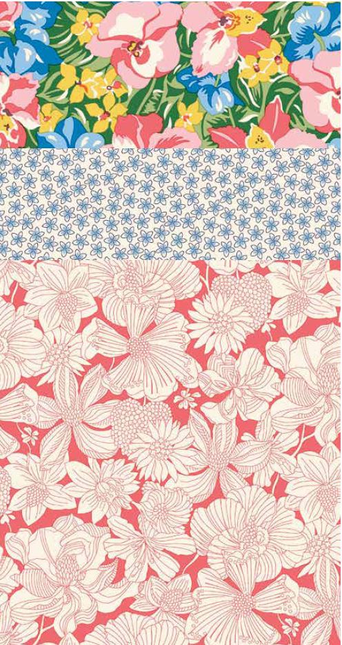 Postcard From Paradise Fat Quarter Bundle by Liberty Fabric