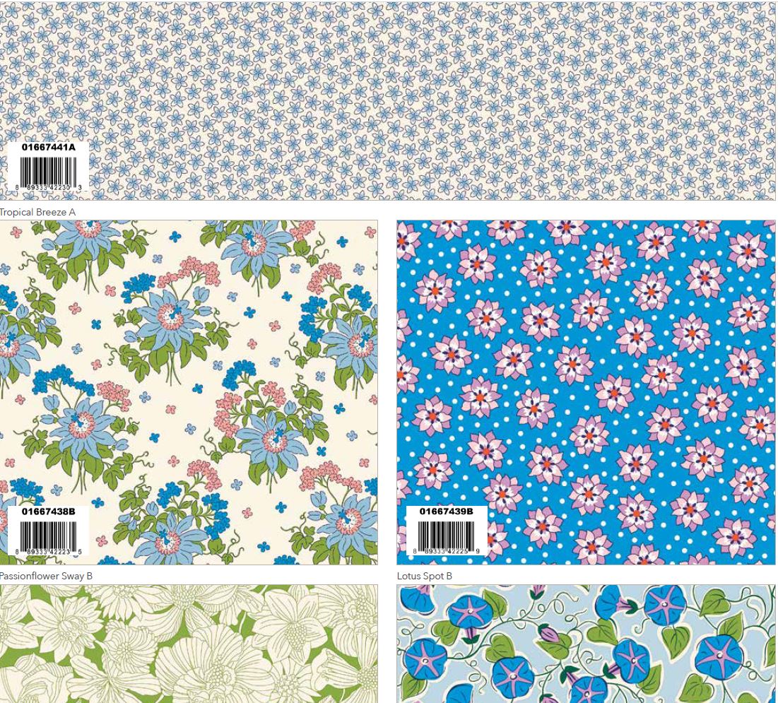 Postcard From Paradise Fat Quarter Bundle by Liberty Fabric