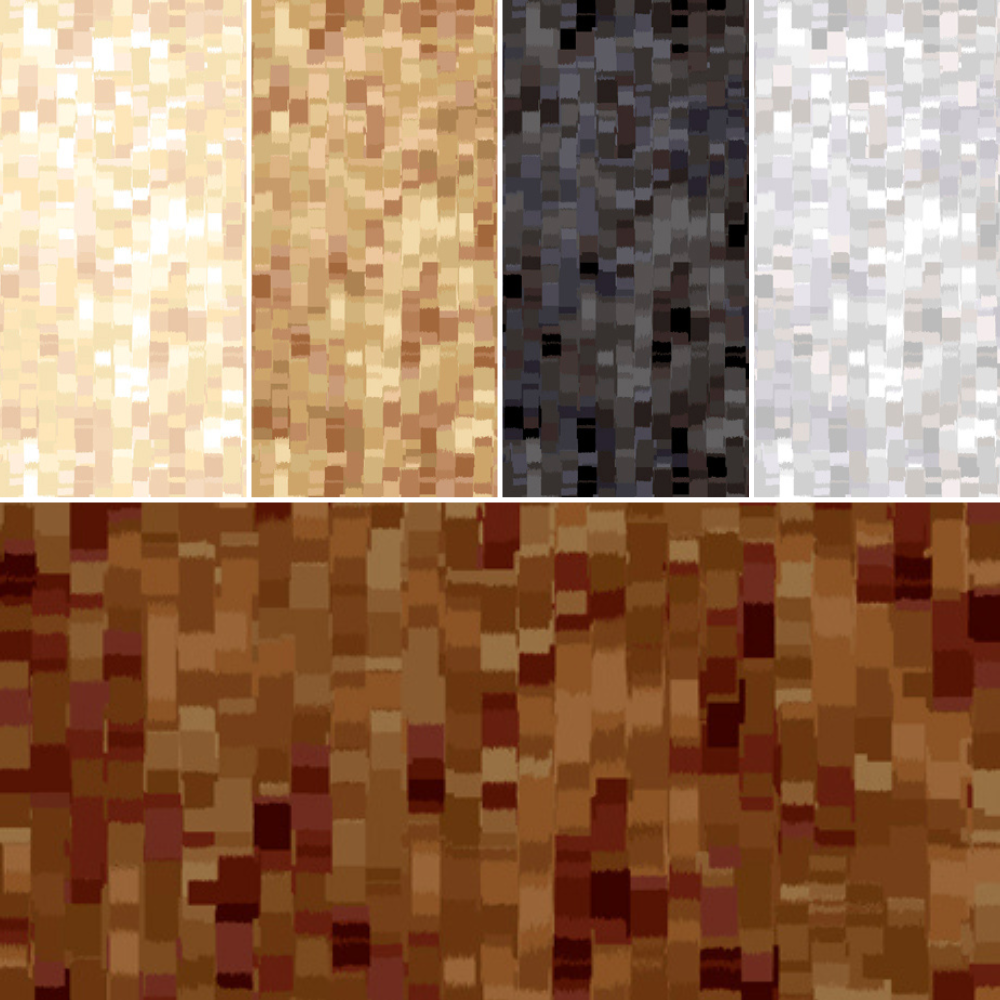 QT Fabrics Fabric QT Fabric's Ombre Squares, Inspired Minecraft Fabric Neutral Tonal Squares Cotton Fabric
