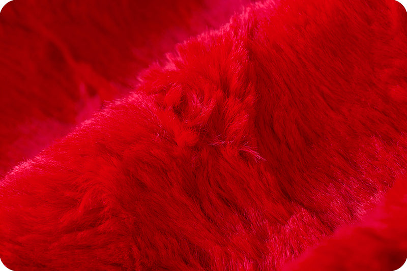 Shannon Fabrics Fabric Luxe Cuddle® in Scarlet Marble Minky