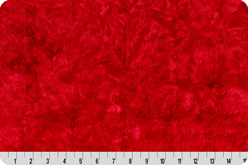 Shannon Fabrics Fabric Luxe Cuddle® in Scarlet Marble Minky