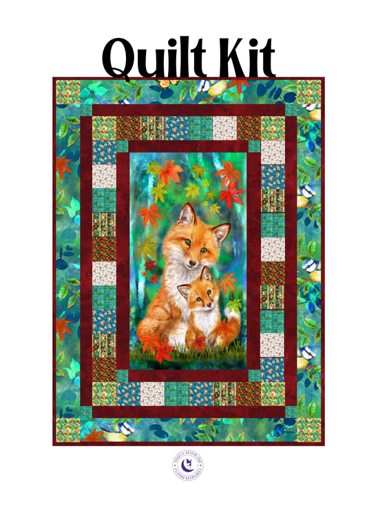 Studio E Quilt Kit Auburn Fox Fall Quilt Kit using Picture This Pattern