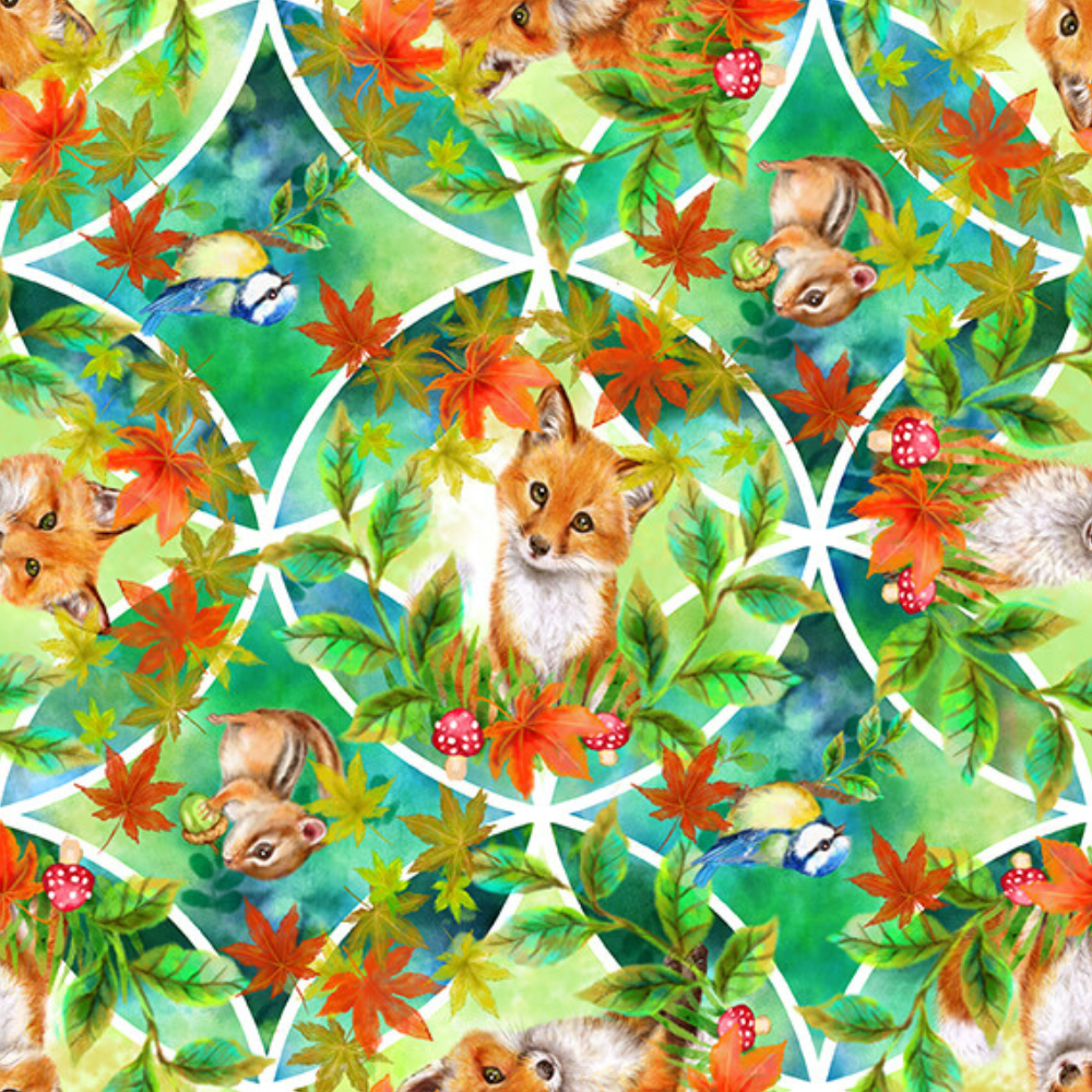 Studio E Quilt Kit Auburn Fox Fall Quilt Kit using Picture This Pattern