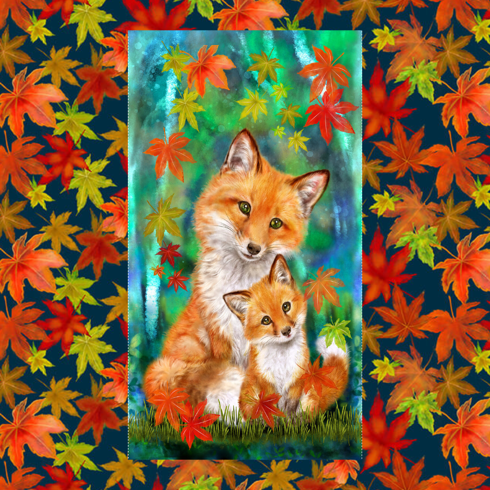 Studio E Quilt Kit Auburn Fox Fall Quilt Kit using Picture This Pattern