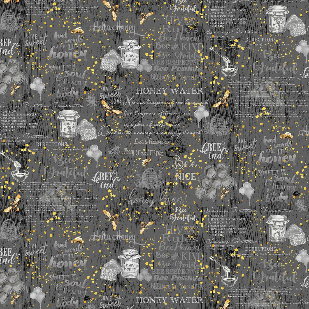 Timeless Treasures Fabric Bundle Honey Bee Farm COMPLETE FQ Bundle Collection (16 pieces)