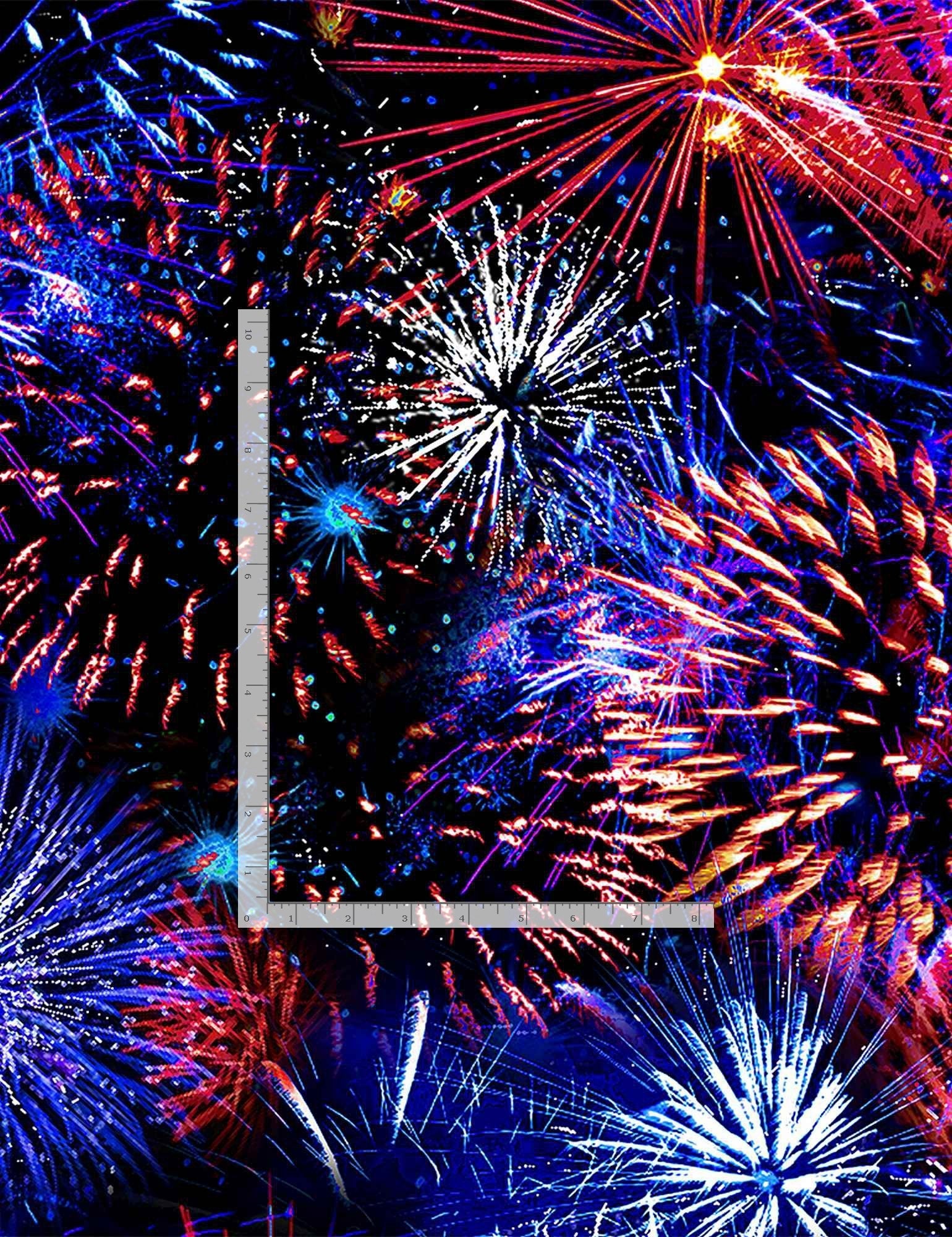 Timeless Treasures Fabric Patriotic Fireworks Cotton Fabric USA-C8323 from Timeless Treasures