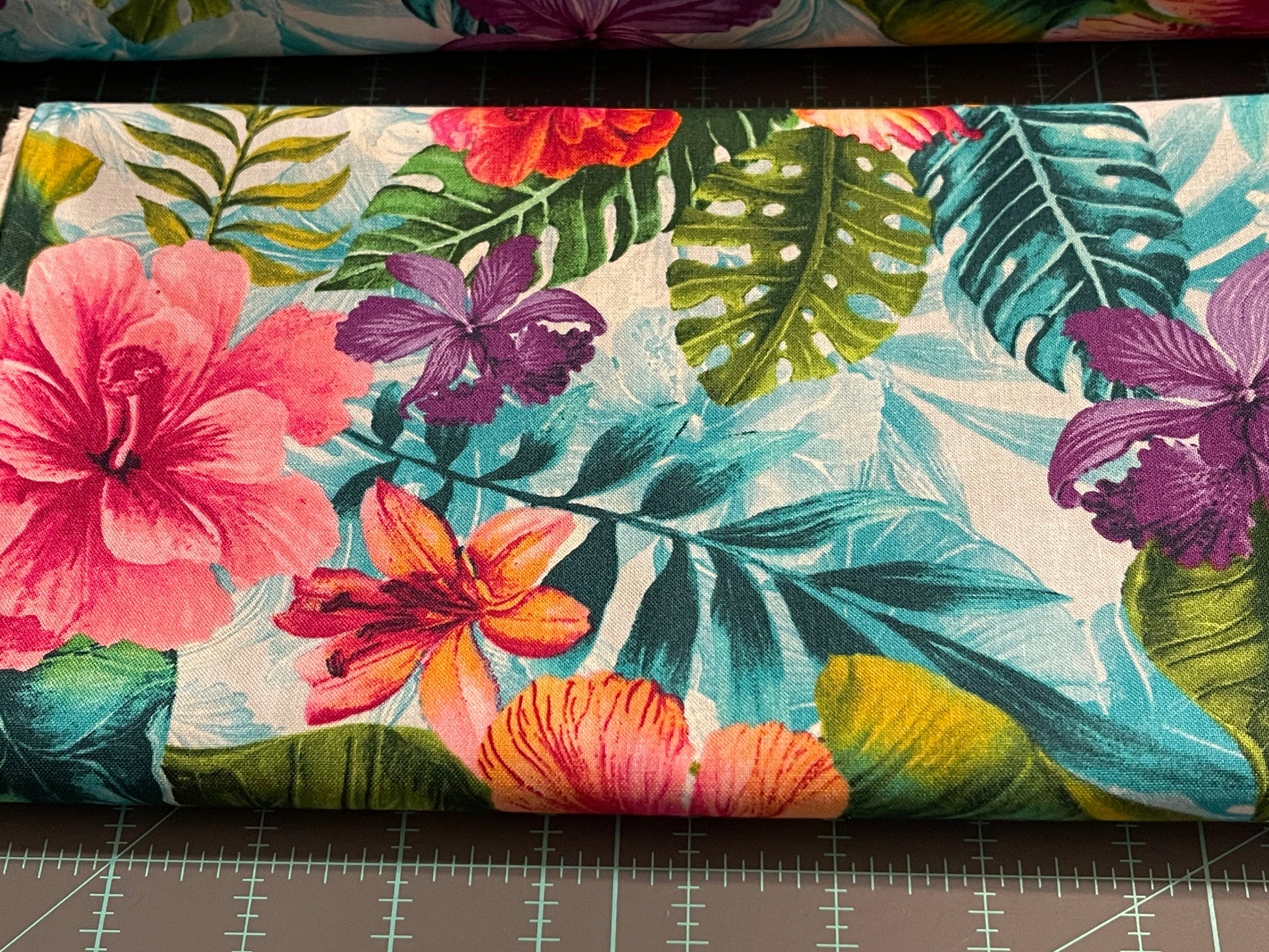 Timeless Treasures Fabric Timeless Treasures Hibiscus Tropical Paradise Fabric,