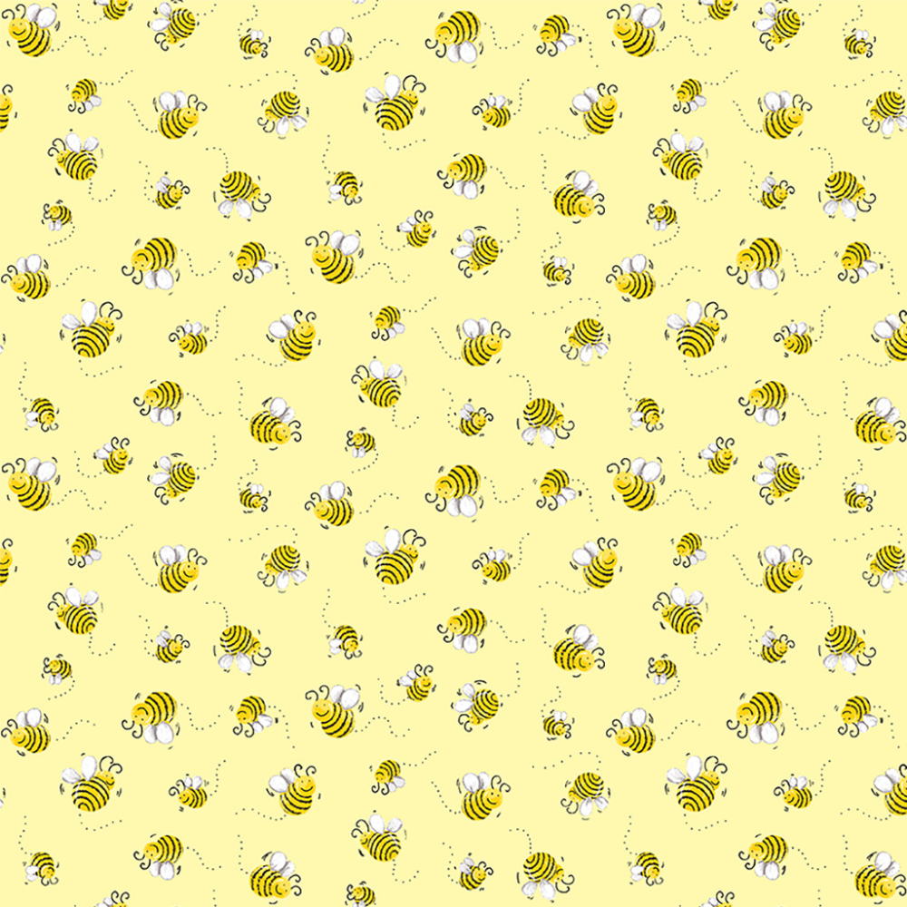 Timeless Treasures Fabric You are my Sunshine Featuring THE BEES Fabric bundle with Sunflower Cotton Panel Fabric and 8 Print Bundle FQ, 1/2 yard or 1 yard