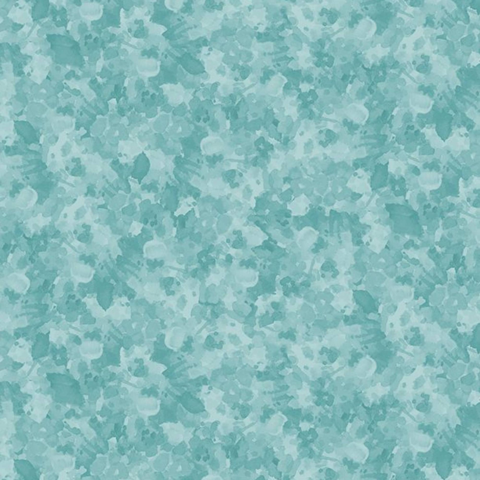 Wilmington Prints leaf texture teal / FQ (18"x21") Light Teal Gingham, Leaf Texture Teal or Repeating Stripe Fabric by the Yard from Wilmington Prints Sunflower Sweet by Lisa Audit