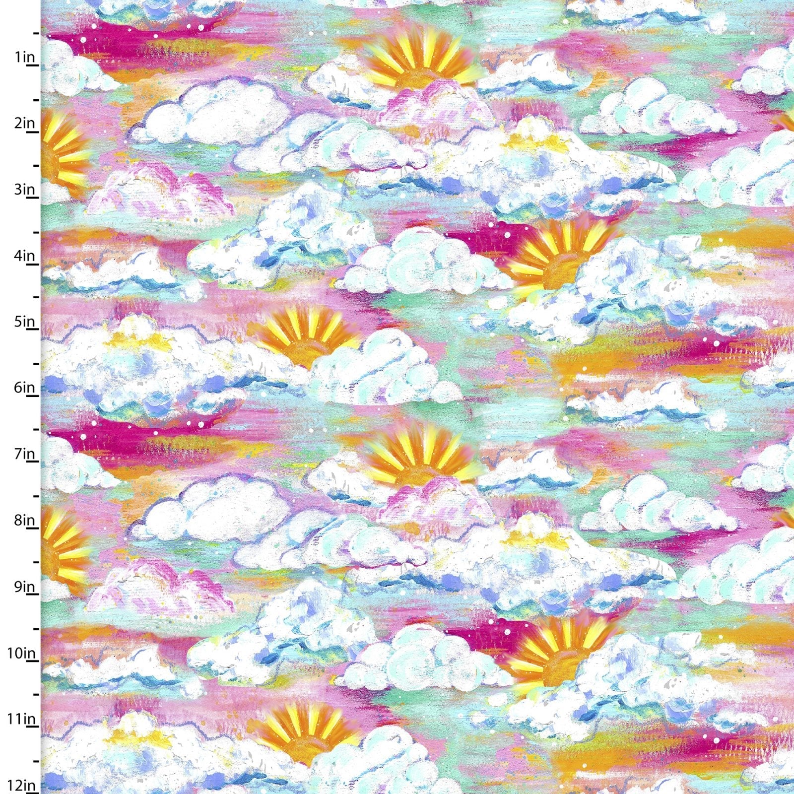 3 Wishes Fabric Sky Pink Fabric from Seas The Day by 3 Wishes Fabric