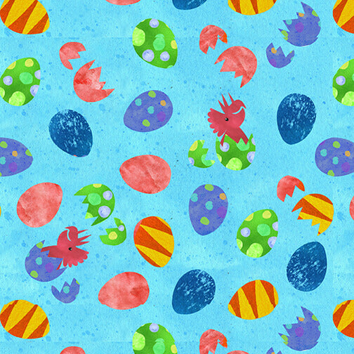 Henry Glass Fabric 1/2 Yard Dinosaur Kingdom by Henry Glass Dinosaur Egg Fabric