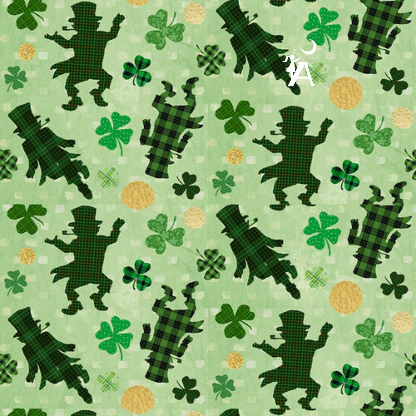 Henry Glass Fabric Hello Lucky St. Patrick's Day Fabric 8 pc + panel bundle by Henry Glass