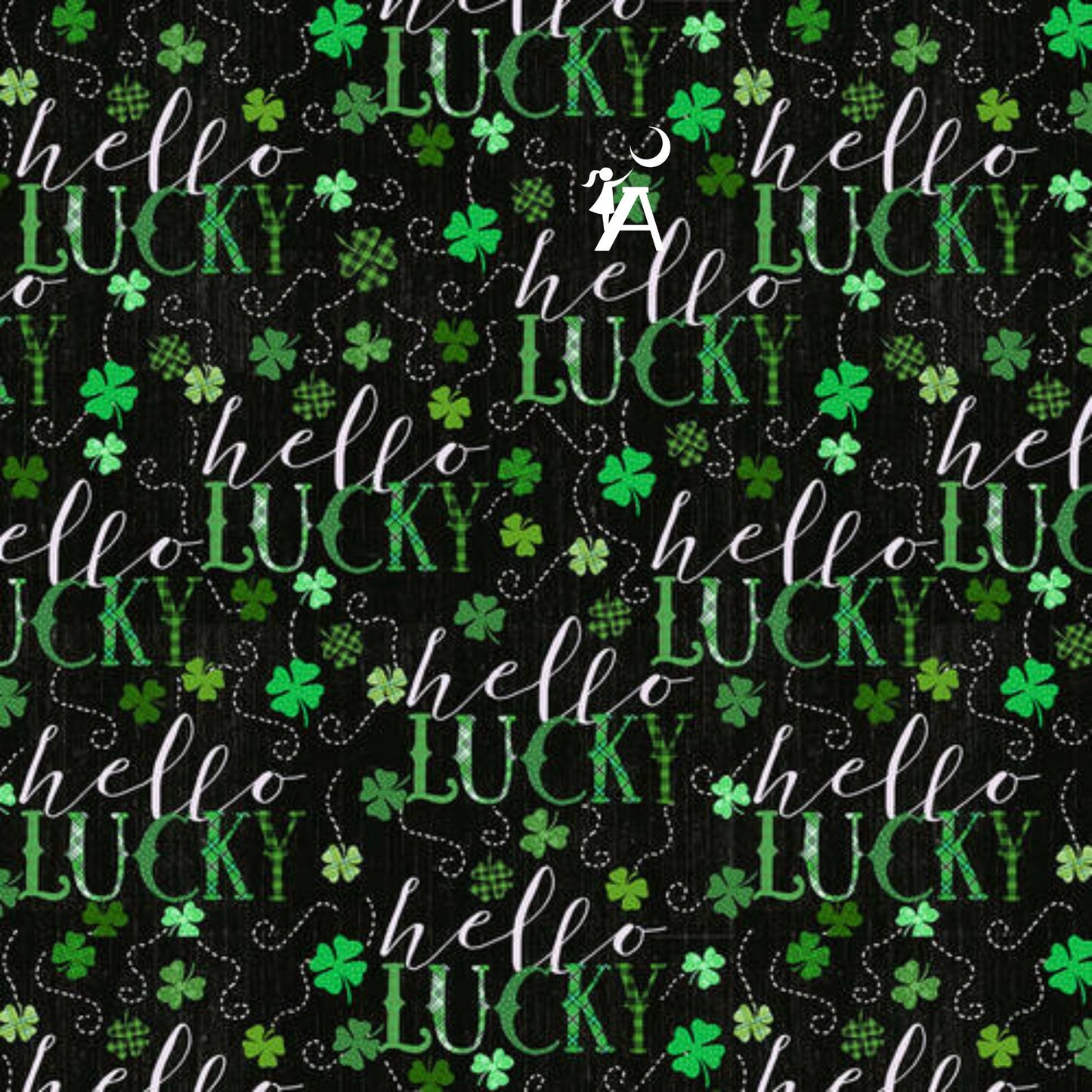Henry Glass Fabric Hello Lucky St. Patrick's Day Fabric 8 pc + panel bundle by Henry Glass