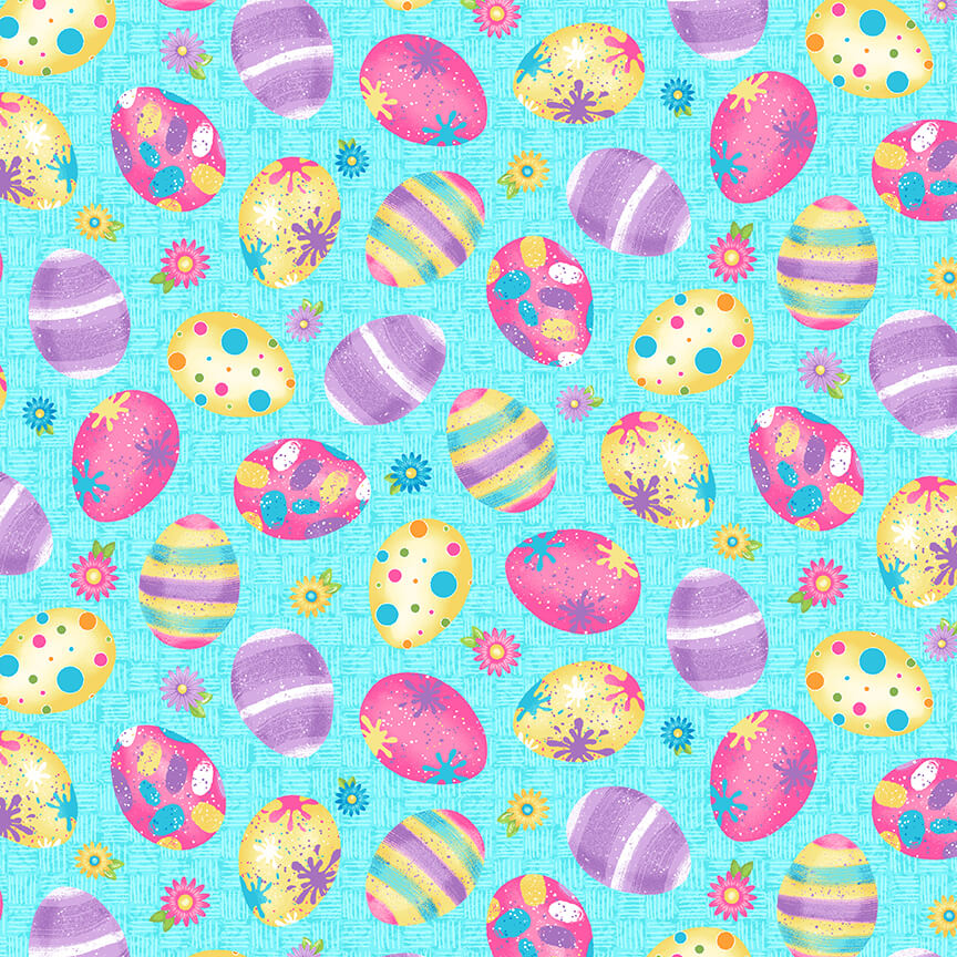 Henry Glass Fabric One Yard Bundle 15 prints & 1 panel Hoppy Easter Gnomies by Henry Glass