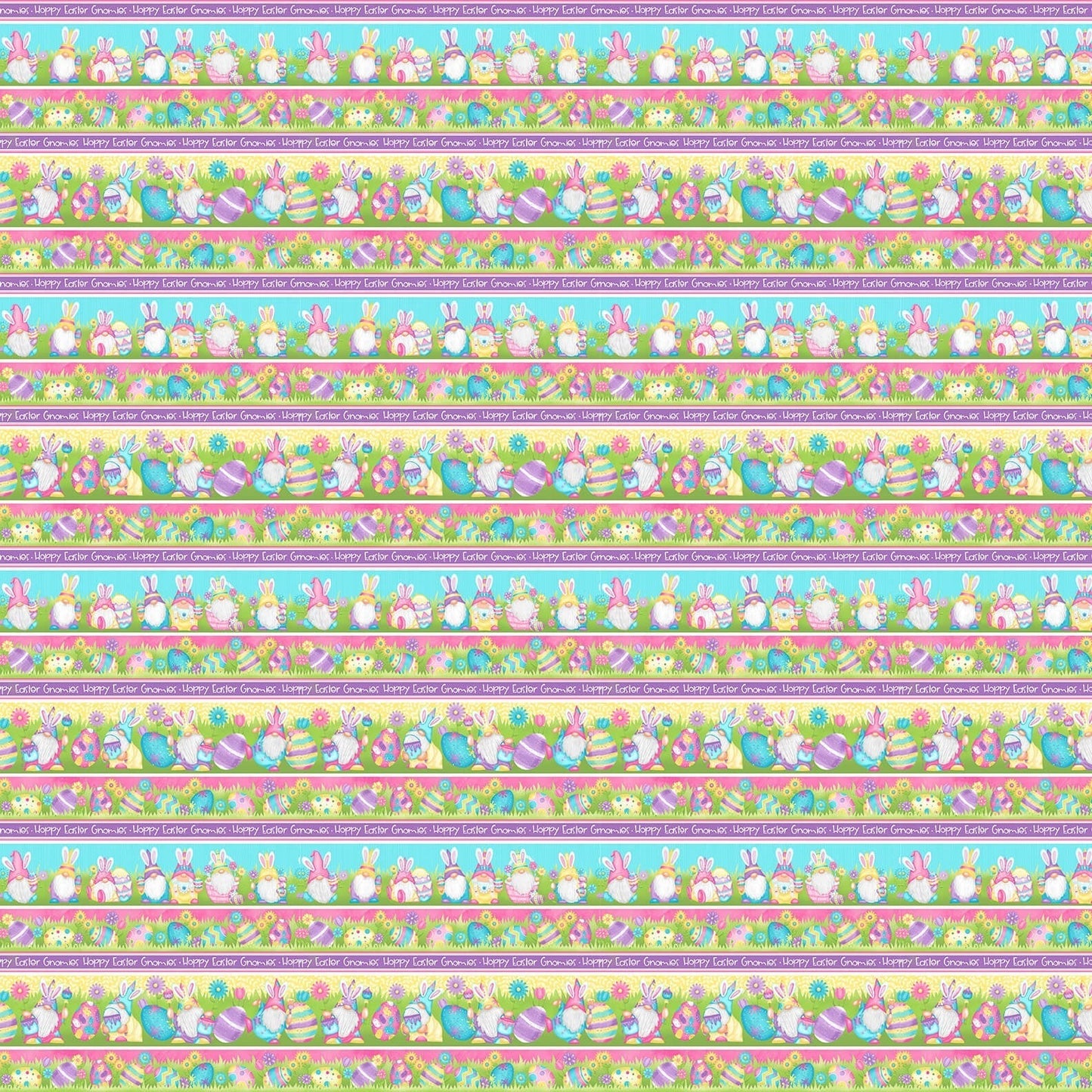 Henry Glass Fabric One Yard Bundle 15 prints & 1 panel Hoppy Easter Gnomies by Henry Glass