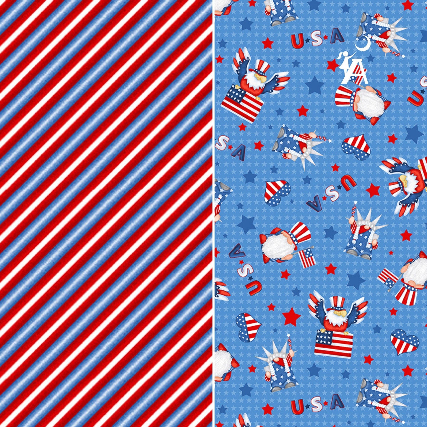 Henry Glass Quilt Kit Gnome of the Brave Advanced Beginner QUILT KIT with Henry Glass Cotton Quilting Gnome Fabric