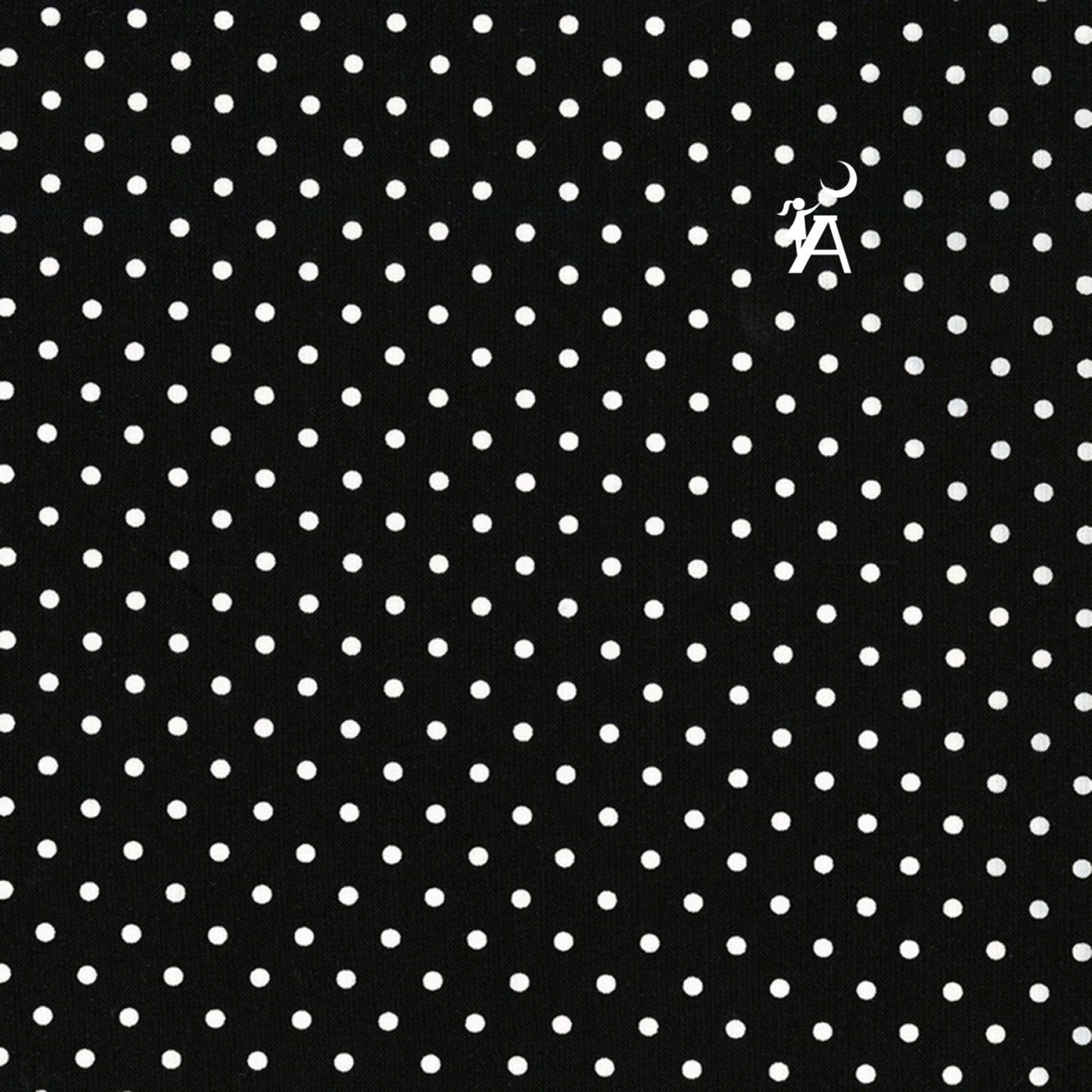 Maywood Studio Fabric 1 yard (36"x44") / Black w/ white dots Geometric Cotton Fabric, Polka Dot or striped fabric, Lady bug spot fabric, Lady bug dots, , Cotton fabric by the yard