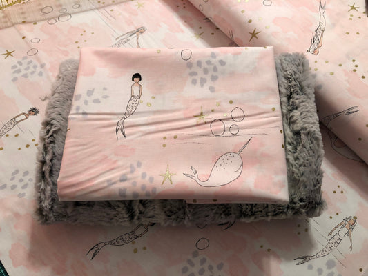 Michael Miller Fabric Sarah Jane Magic Metallic Mermaid Magic from Michael Miller