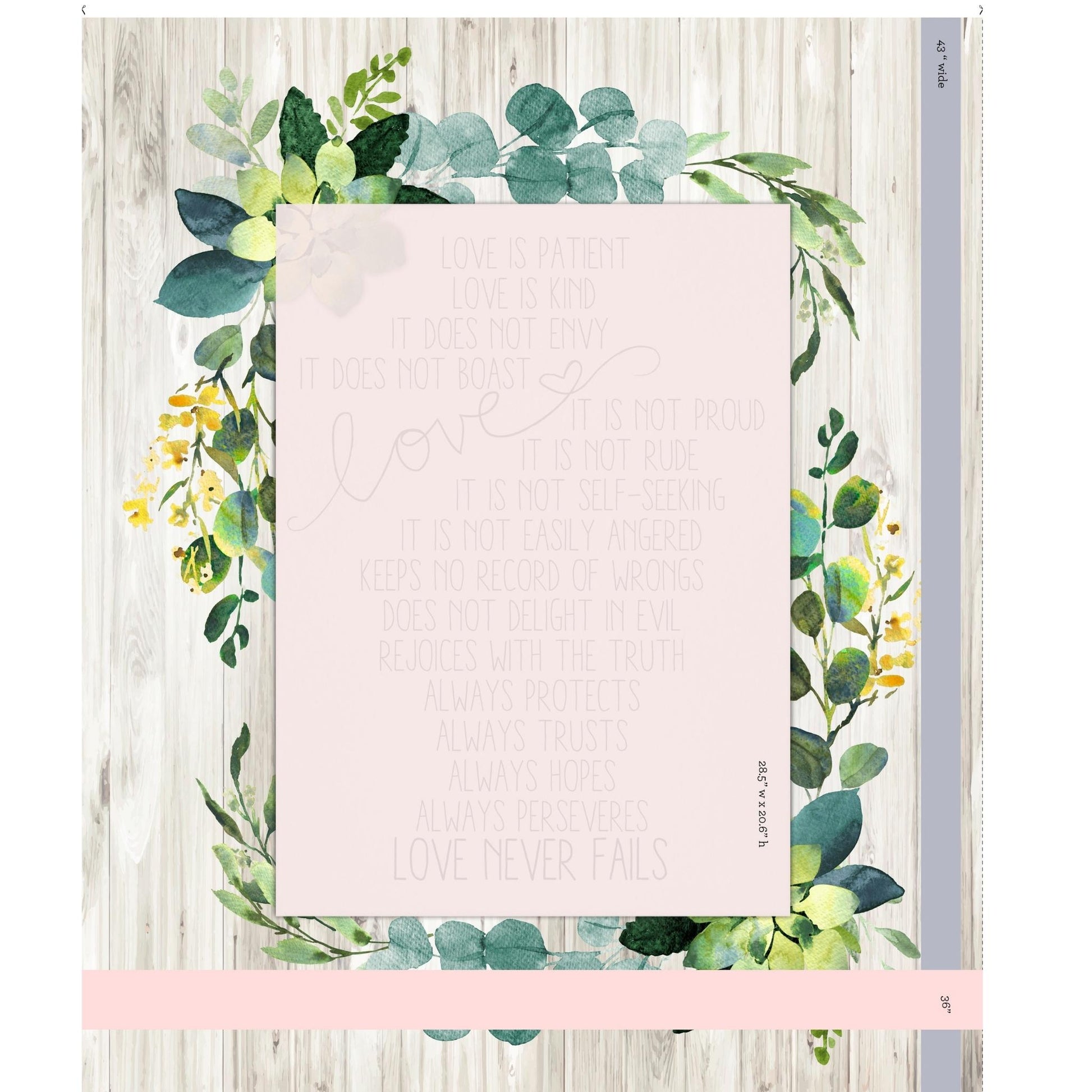 QT Fabrics Fabric Bundle Love Never Fails Wedding Fabric, Panel Fabric Bundle includes seven (1 yard) cuts and extra large panel, Cotton Fabric by QT Fabrics