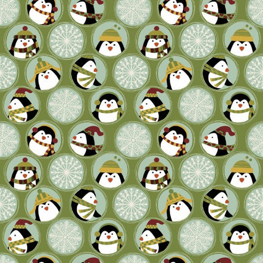 Riley Blake Fabric Copy of Sparkle Snowflake Fabric in Gold Holiday Cotton with gold metallic thread