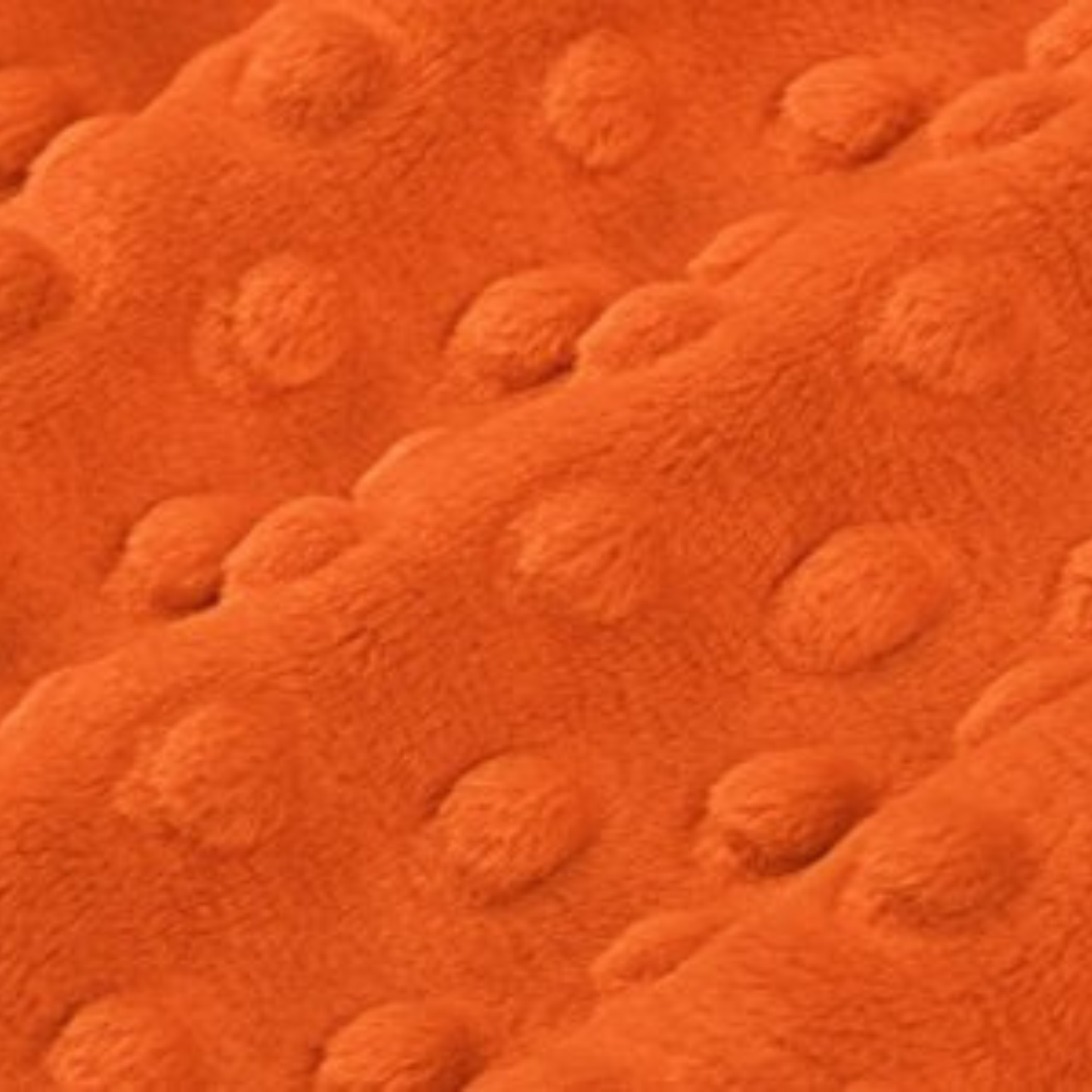 Shannon Fabrics Fabric 1 yard (36"x58/60") Mandarin Dimple Cuddle Minky Embossed Minky