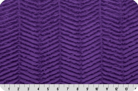 Shannon Fabrics Fabric 2 yards (72"x60") Luxe Cuddle® Ziggy Amethyst Minky While Supplies Last