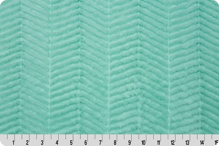 Shannon Fabrics Fabric 2 yards (72"x60") Luxe Cuddle® Ziggy Honeydew Minky Cuddle® Fabric While Supplies Last