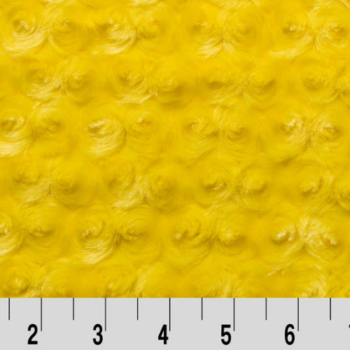Shannon Fabrics Fabric 2 yards (72"x60") Luxe Rose Minky Canary - Minky CUDDLE®