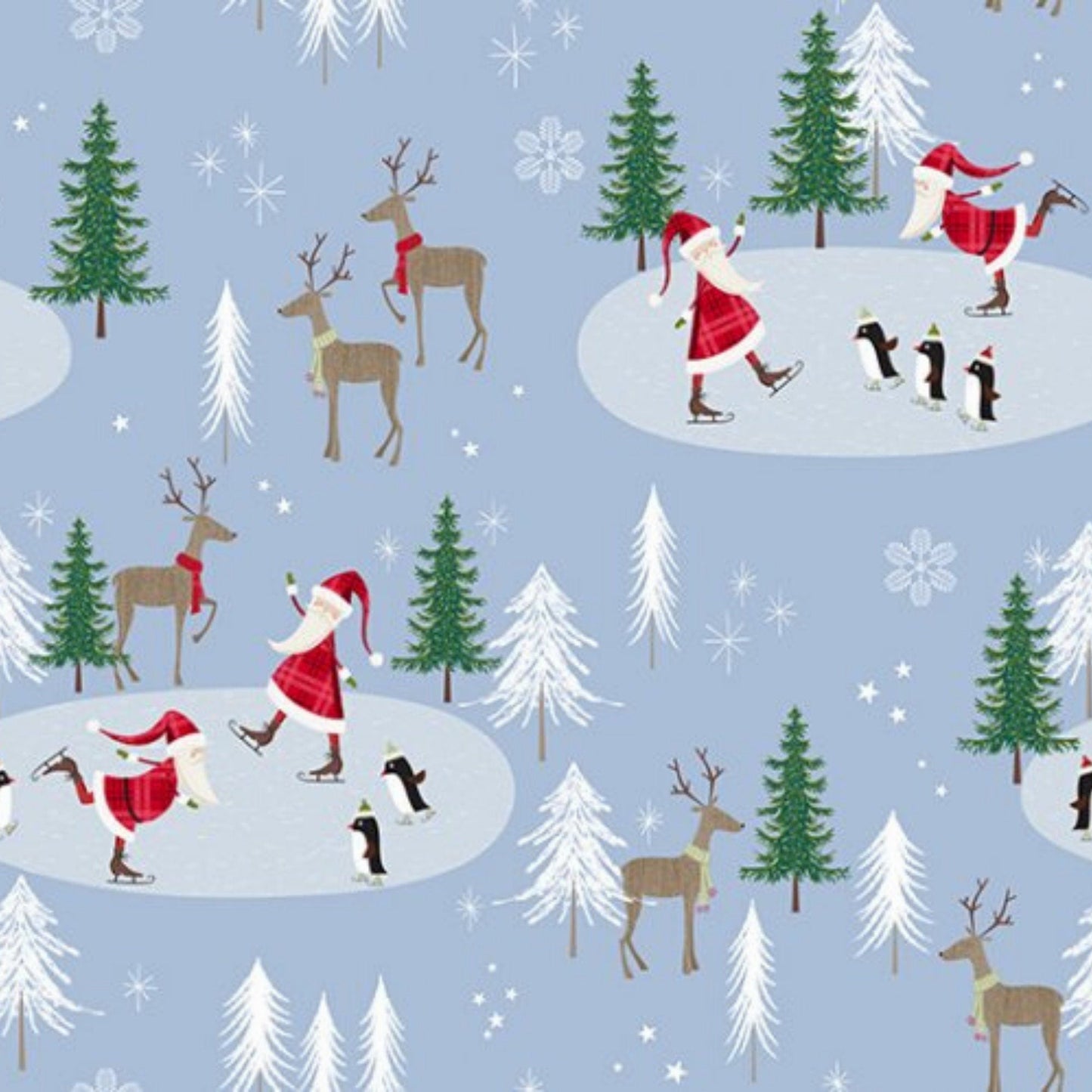 Shannon Fabrics Fabric 2 yards (72"x60") North Pole Digital Cuddle® Fabric Minky while supplies last