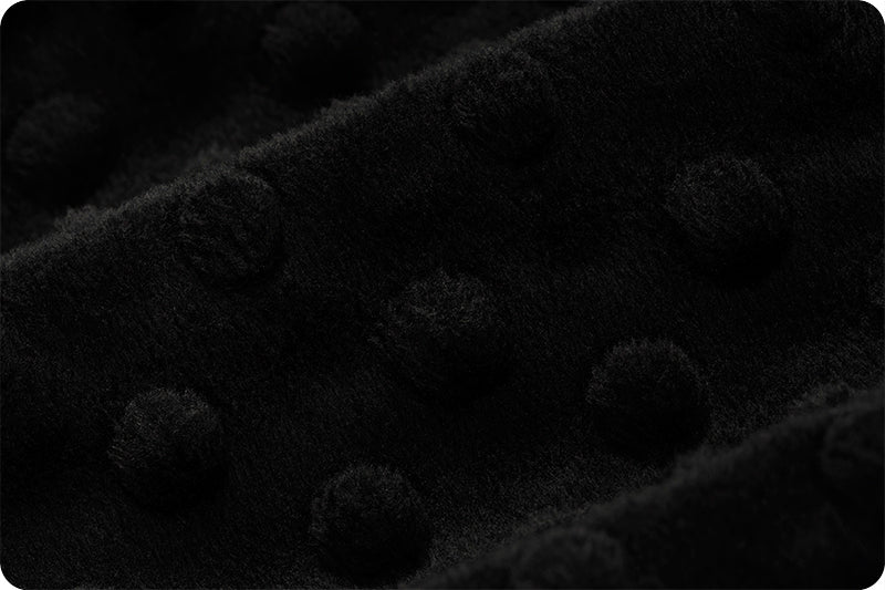 Shannon Fabrics Fabric Black Black, Camel, and Latte Neutral Dimple Cuddle Minky Embossed Minky Sold in Two Yard Cuts