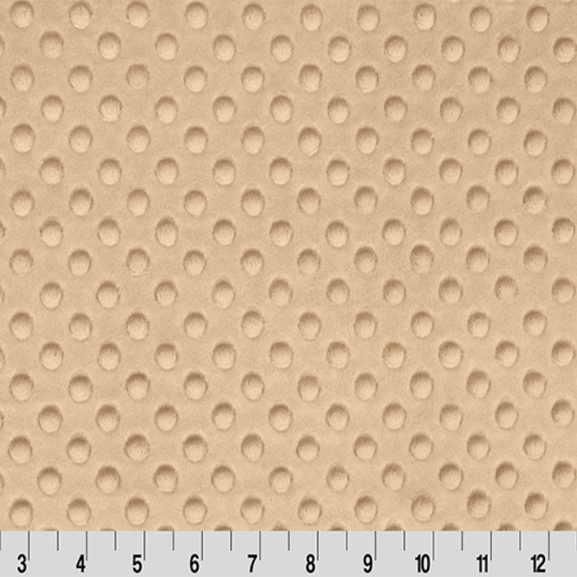 Shannon Fabrics Fabric Black, Camel, and Latte Neutral Dimple Cuddle Minky Embossed Minky Sold in Two Yard Cuts