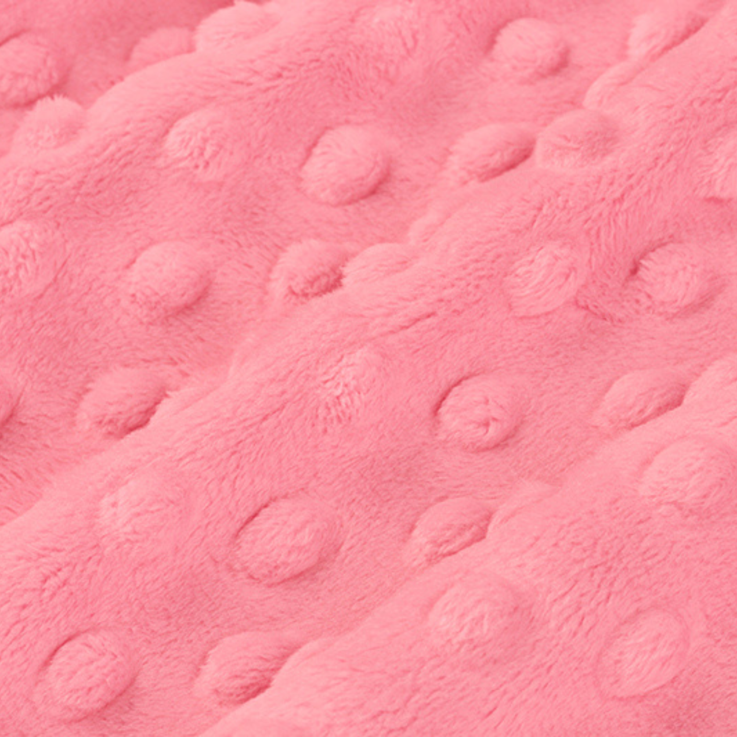 Shannon Fabrics Fabric Bubblegum Paris Pink, Coral, or Bubblegum Dimple Cuddle® Minky Embossed Minky Sold in Two Yard Cuts