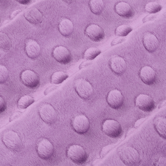Shannon Fabrics Fabric Lilac Lilac, Purple, or Raspberry Dimple Cuddle Minky Embossed Minky Sold in Two Yard Cuts