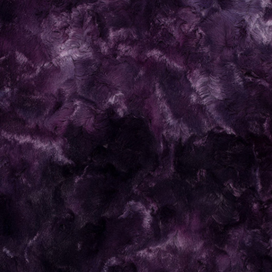 Shannon Fabrics Fabric Luxe Cuddle® in Galaxy Plum-Purple Minky Fabric