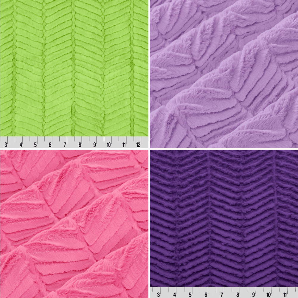 Shannon Fabrics Fabric Luxe Cuddle® Ziggy Amethyst Minky While Supplies Last