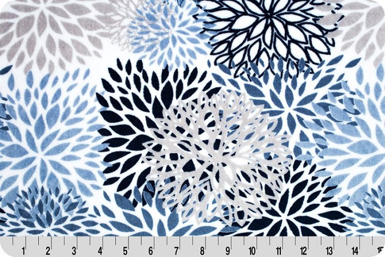 Shannon Fabrics Fabric Luxe Cuddle® Ziggy Bluebell Minky