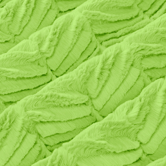 Shannon Fabrics Fabric Luxe Cuddle® Ziggy LIME Minky While Supplies Last