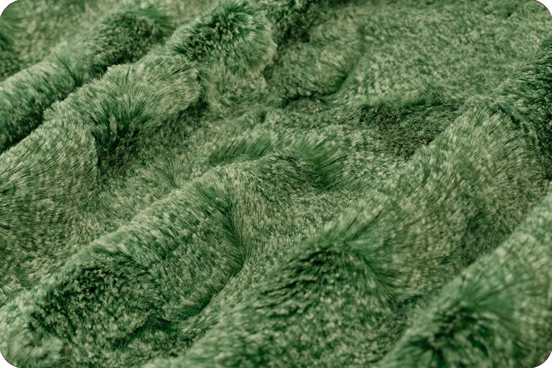 Shannon Fabrics Fabric MINKY- Luxe Cuddle® Heather IVY