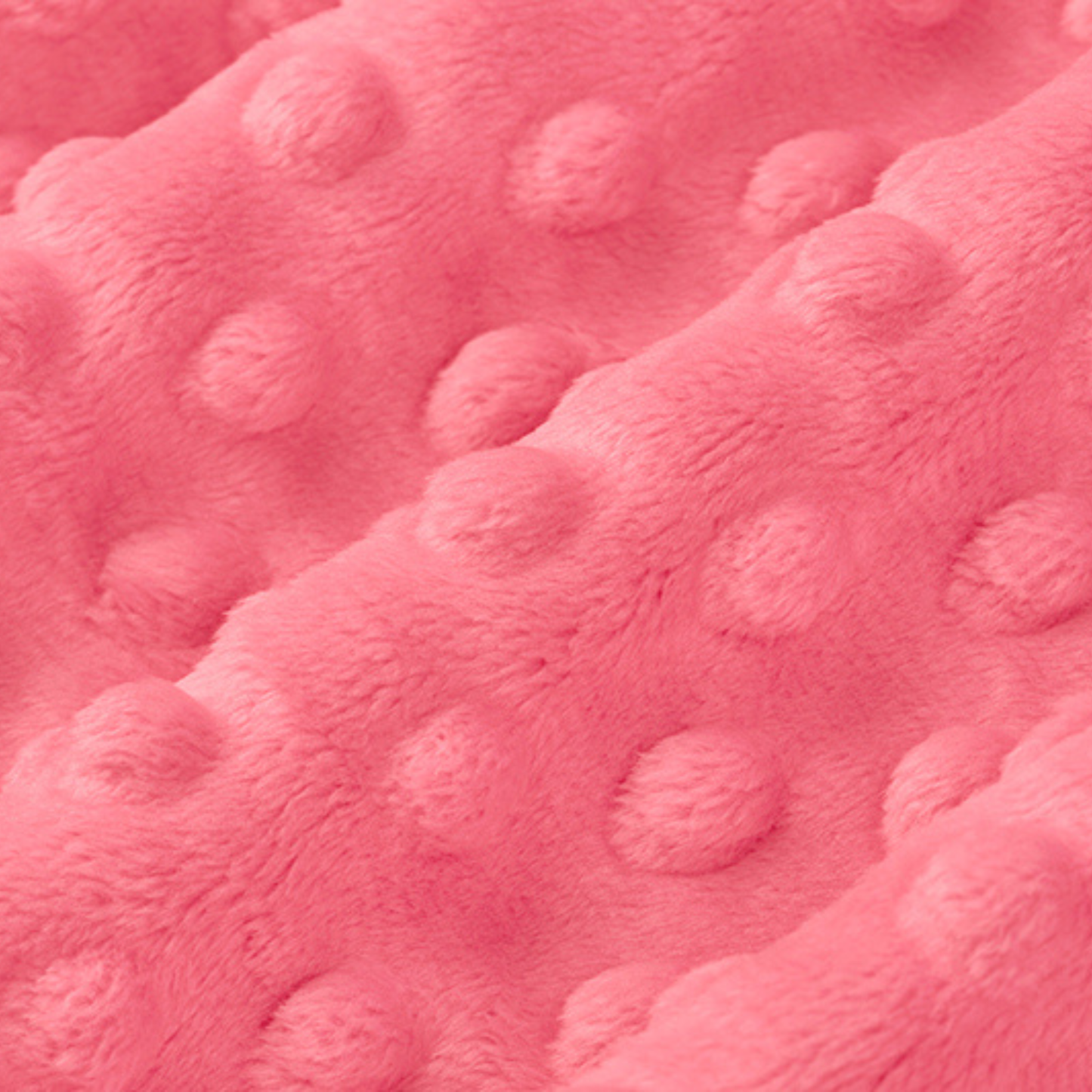 Shannon Fabrics Fabric Paris Pink Paris Pink, Coral, or Bubblegum Dimple Cuddle® Minky Embossed Minky Sold in Two Yard Cuts
