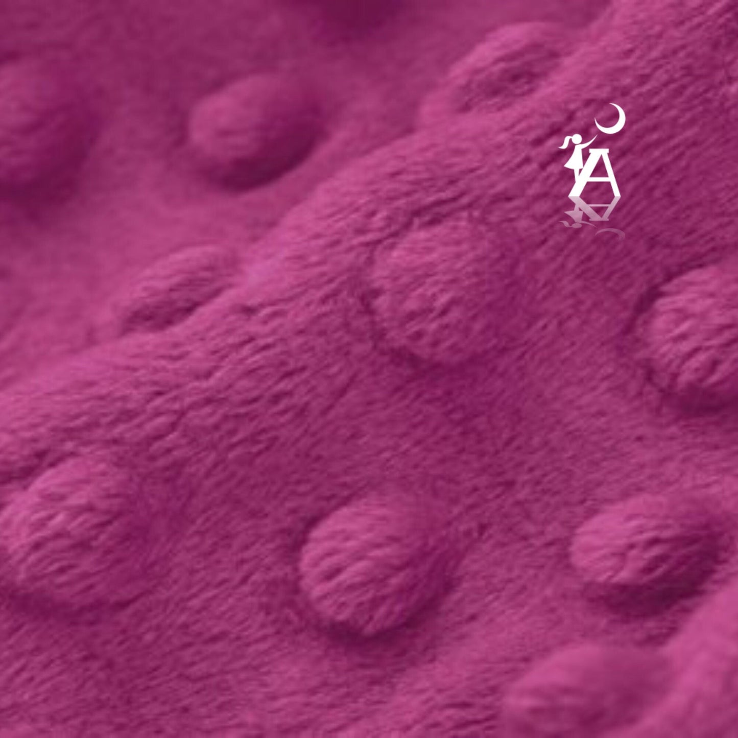 Shannon Fabrics Fabric Raspberry Dimple Cuddle Minky Embossed Fabric