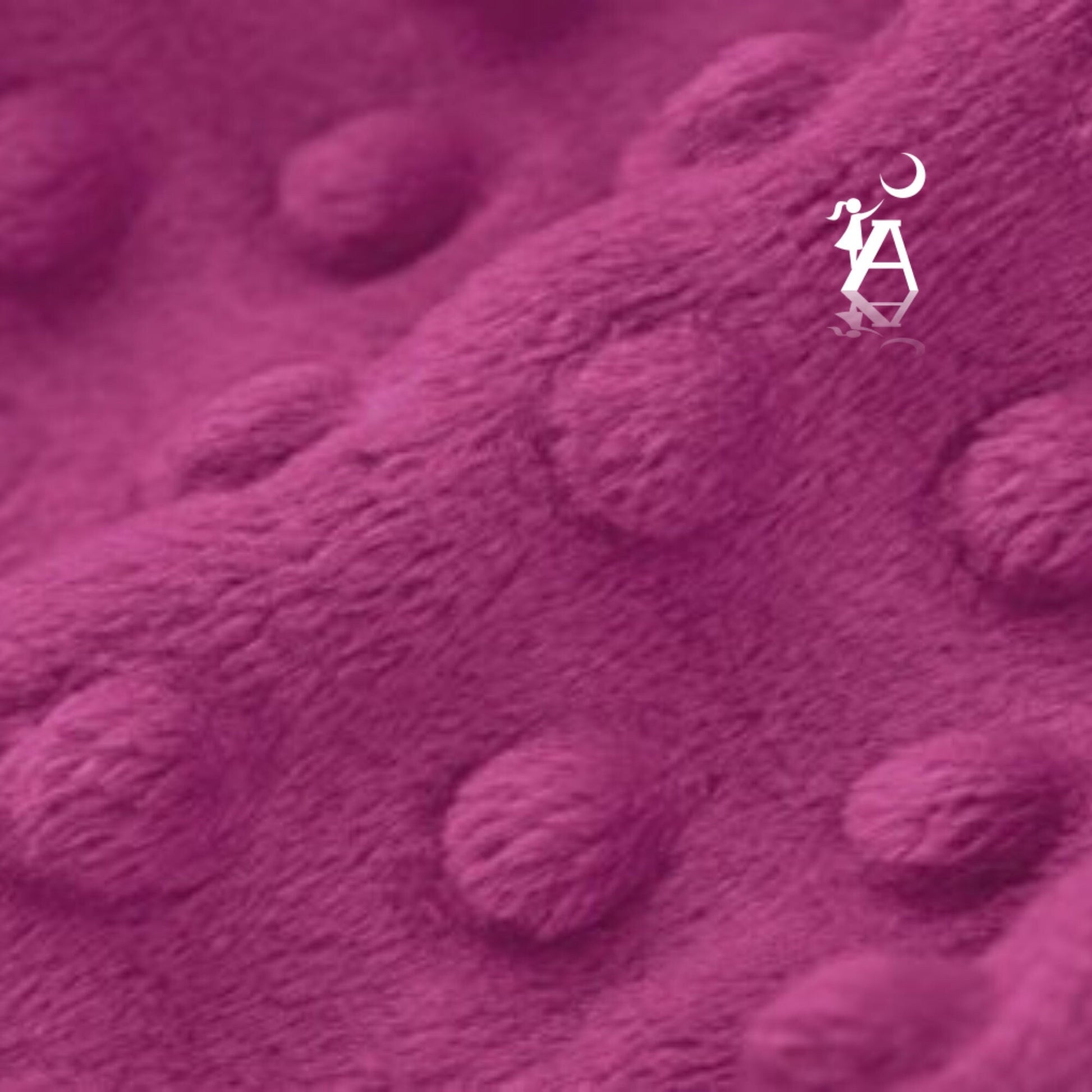 Shannon Fabrics Fabric Raspberry Dimple Cuddle Minky Embossed Fabric