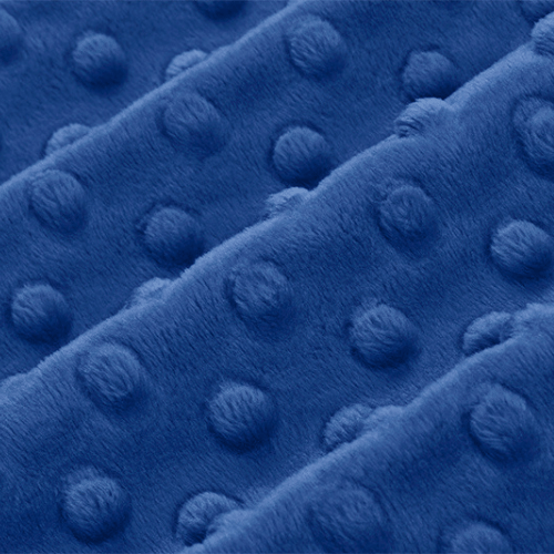 Shannon Fabrics Fabric Royal Blue Navy, Electric Blue, Royal Blue or Dark Turquoise Blue Dimple Cuddle Minky Embossed Minky Sold in Two Yard Cuts