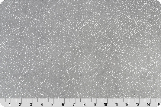 Shannon Fabrics Fabric Sparkle Cuddle® Glitter Graphite and Silver