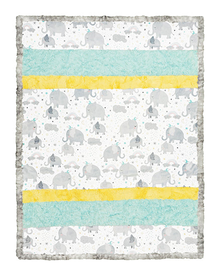 Fabric Luxe Cuddle Marble Saltwater From Shannon Fabrics