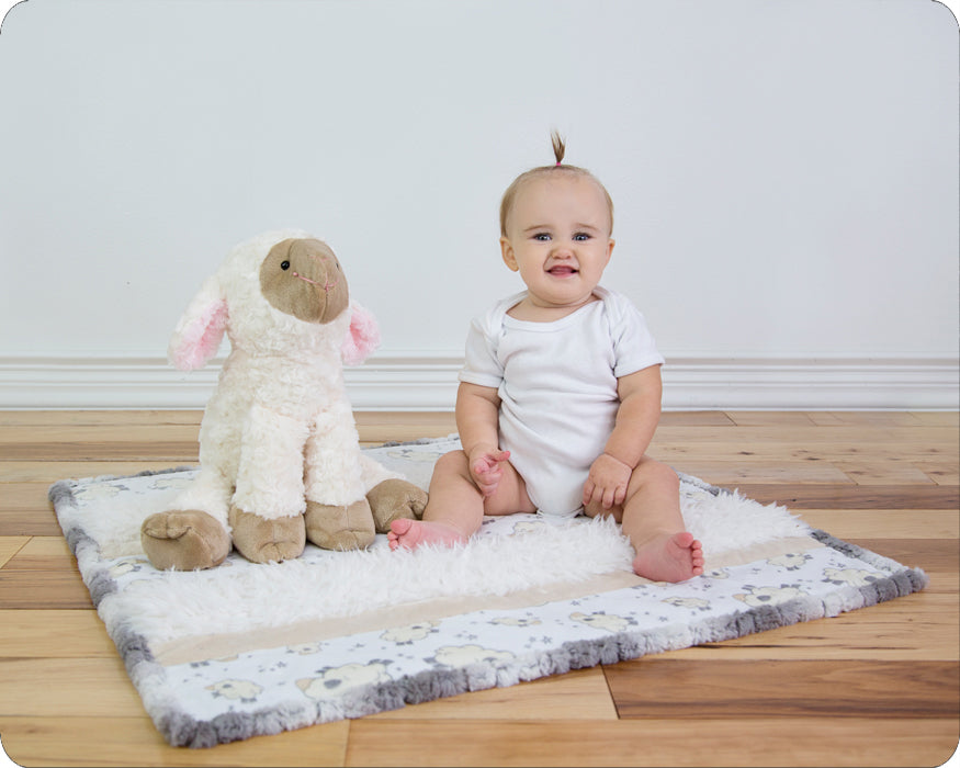 Shannon Fabrics Quilt Kit Wee One Cuddle® Kit Love Ewe Nursery Quilt Kit includes backing with Video Tutorial