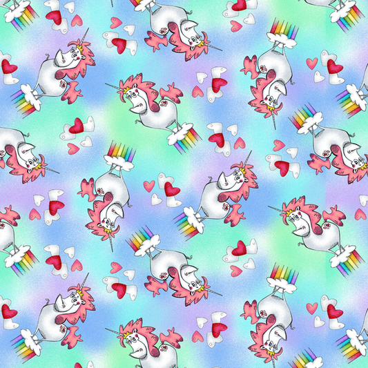 Studio E Fabric Unicorn Rainbow Fabric from Believe in Magic by Studio E Fabric
