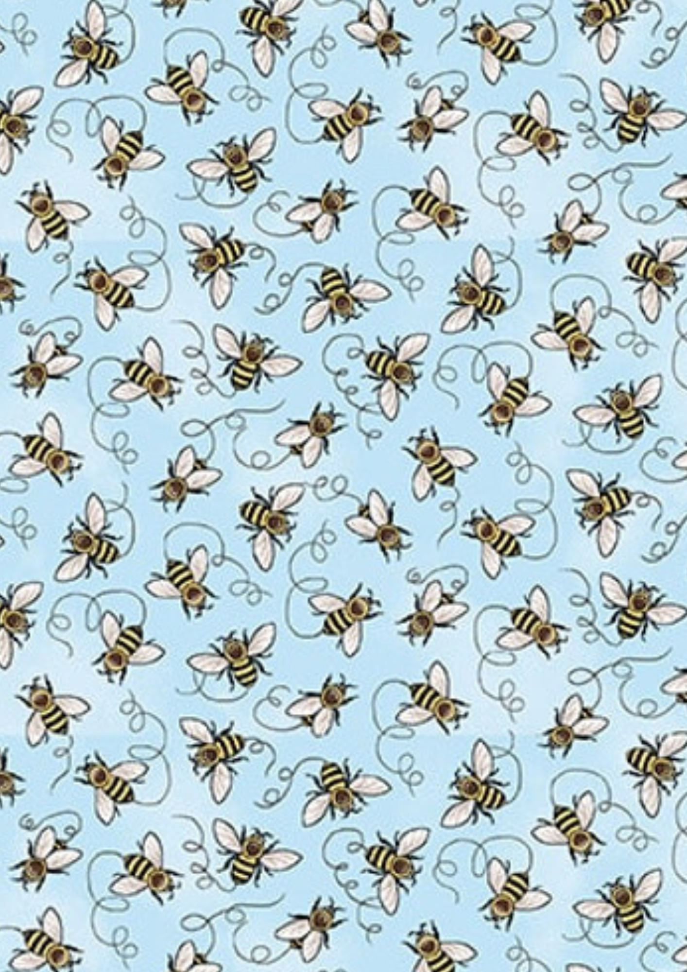 Studio E Quilt Kit Kit TOP/Binding ONLY Beginner Quilt Kit Bee All You Can Bee DIY Panel Quilt 50" x 68" approximate finished size