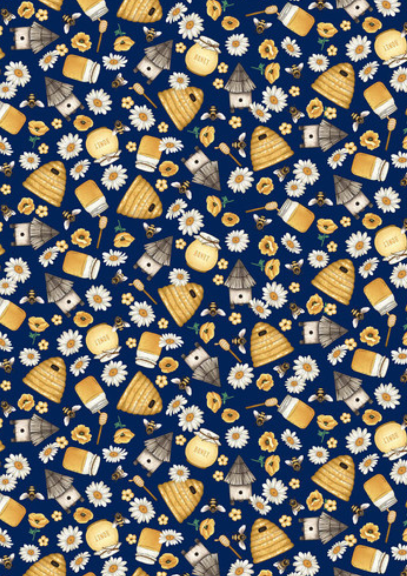 Studio E Quilt Kit Kit TOP/Binding ONLY Beginner Quilt Kit Bee All You Can Bee DIY Panel Quilt 50" x 68" approximate finished size